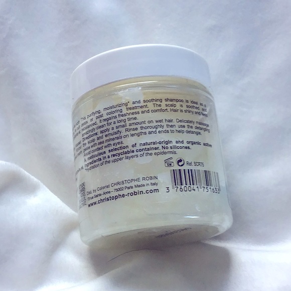 Christophe Robin Mini Cleansing Purifying Hair Scrub w/Sea Salt x sensitive hair - Picture 2 of 3